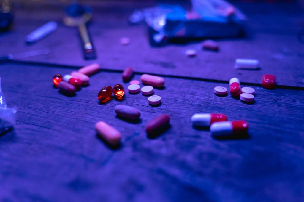 colorful pills